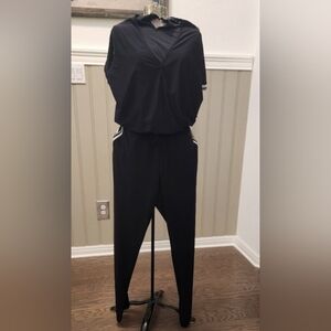 Steffen Schraut Black with Stipes Jumpsuit